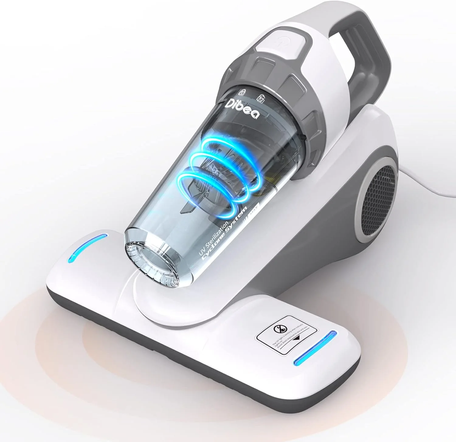 جاروبرقی ضد کنه دایبیا 15 کیلو پاسکال با نور UV-C، جاروبرقی دستی 300 واتی برای تشک، از بین برنده 99.99% مواد آلرژی زا، باکتری ها و آلرژن ها