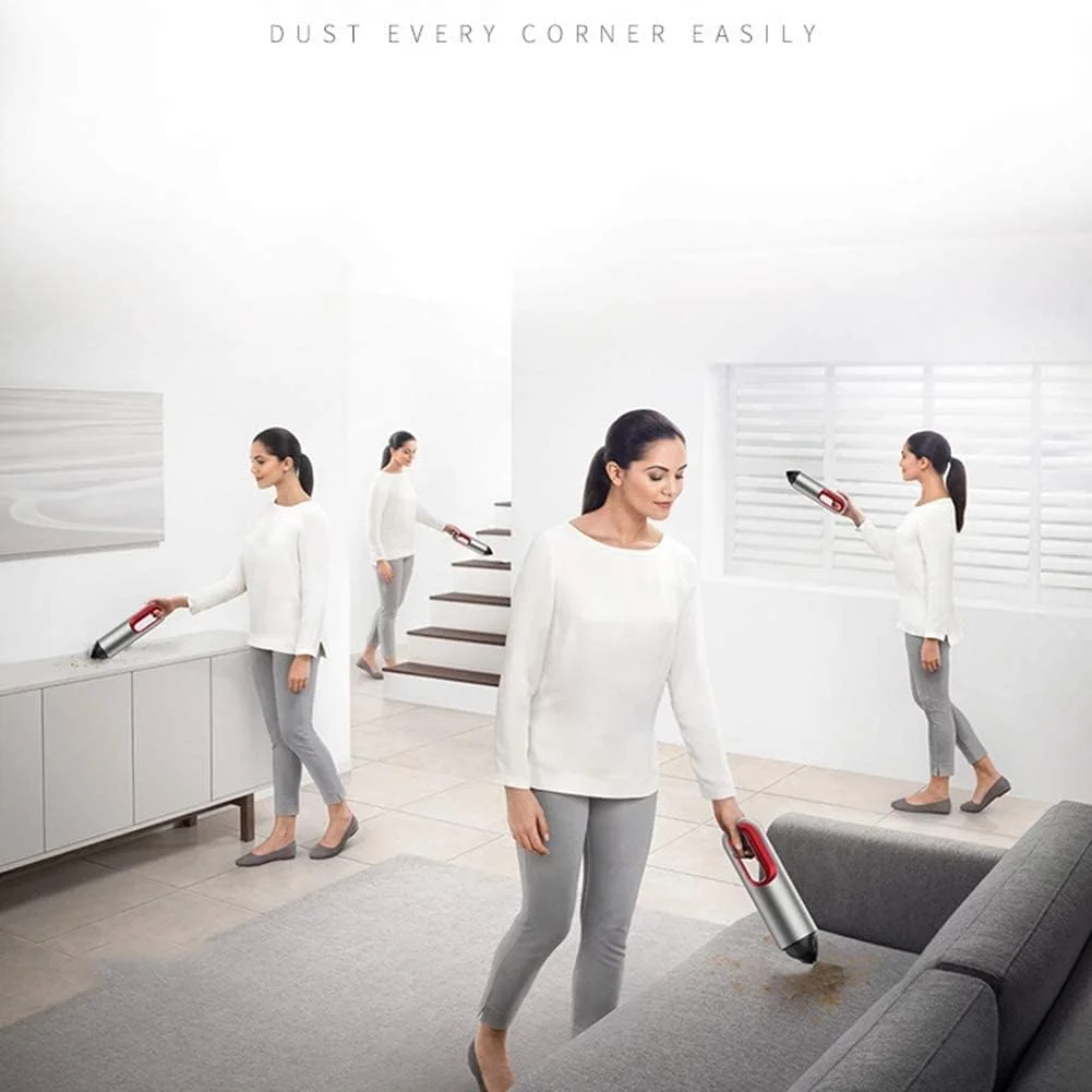 جاروبرقی دستی بی سیم، مکش قوی 5200PA، 2 سرعت، توان بالای 120 وات، شارژ USB، جاروبرقی مرطوب و خشک برای موی حیوانات خانگی، تمیز کردن خانه و ماشین