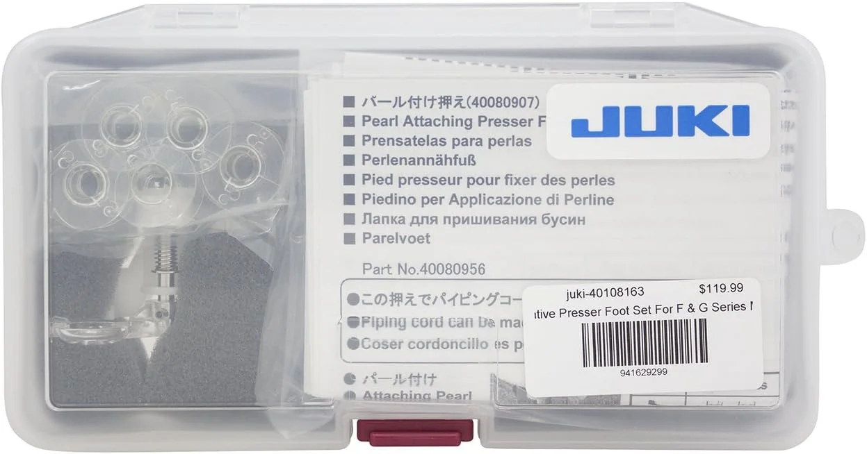 مجموعه پایه های دوخت تزئینی ژوکی برای سری ماشین های F و G مجموعه پایه های دوخت تزئینی ژوکی برای سری ماشین های F و G