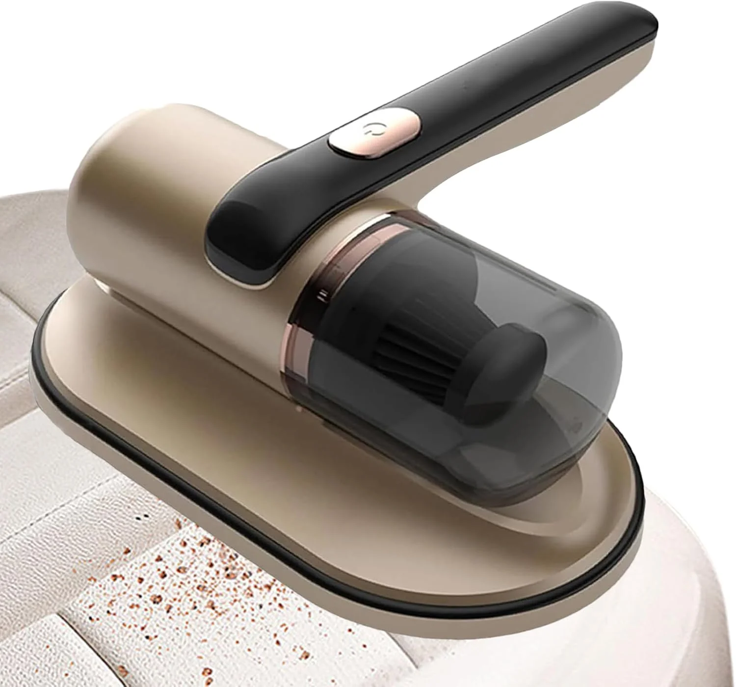 جاروبرقی برای تشک تخت - جاروبرقی های دستی - مکش 10 کیلو پاسکال 68 وات، دستگاه تمیز کننده قابل حمل بی سیم برای مبل، بالش، موی حیوانات خانگی، روکش، تشک، گرد و غبار ماشین، مبل، فرش، تخت