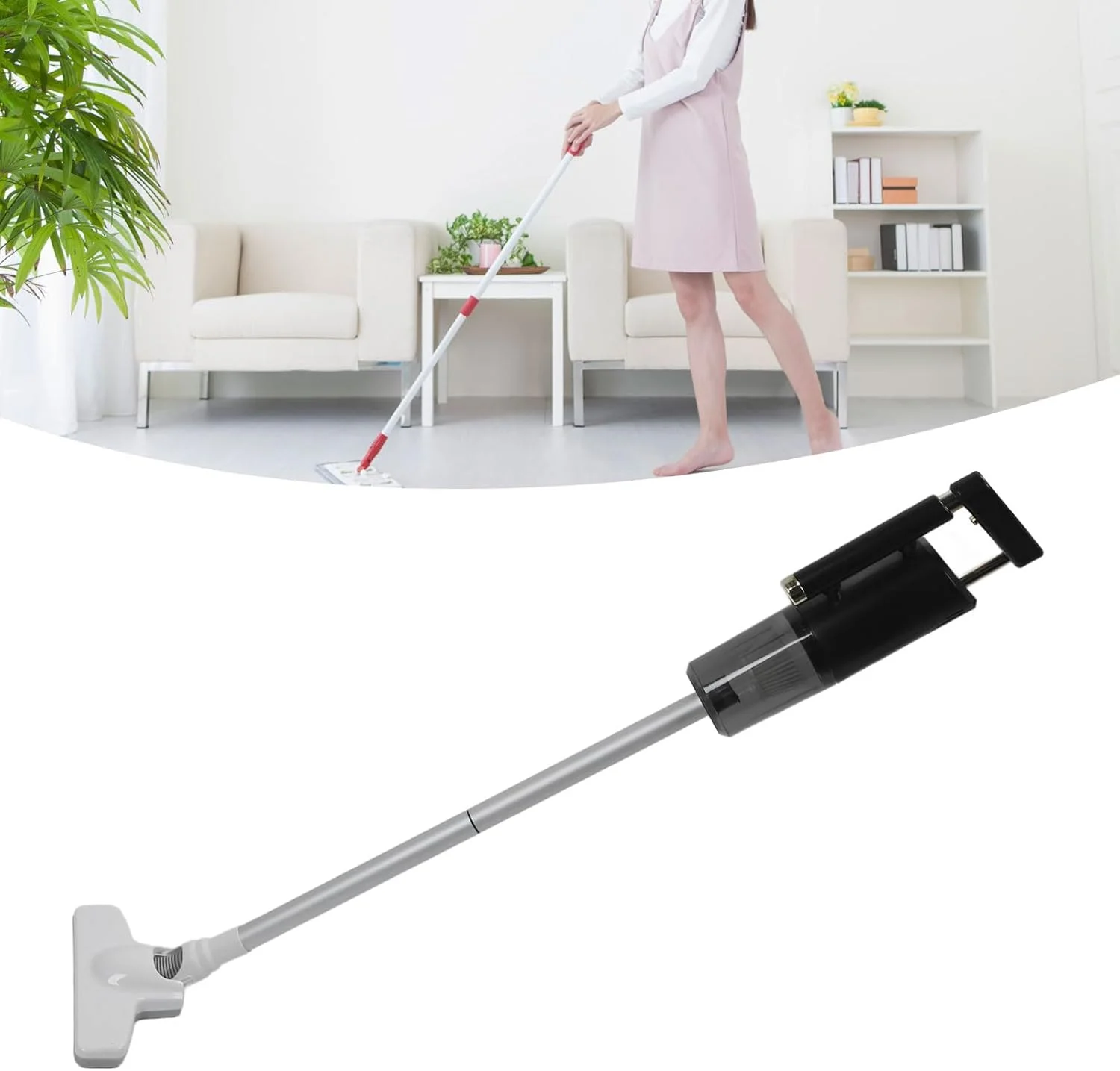 جاروبرقی دستی شارژی لوکوته 60 وات 7.4 ولت، مناسب استفاده خشک و مرطوب، دارای محافظت از اتصال کوتاه، جاروبرقی دستی قابل حمل برای خانه، خودرو، فرش، کف سخت و موی حیوانات خانگی (مشکی)