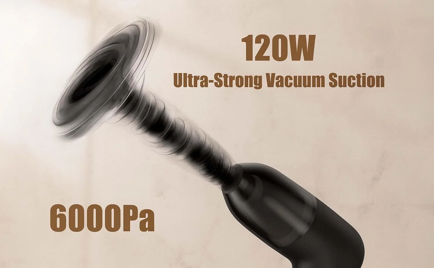 جاروبرقی دستی قابل حمل و شارژی Eleganteer – سبک وزن، بدون سیم، تمیز کردن دقیق با نازل های قابل تعویض برای استفاده در خانه، ماشین و دفتر، مشکی