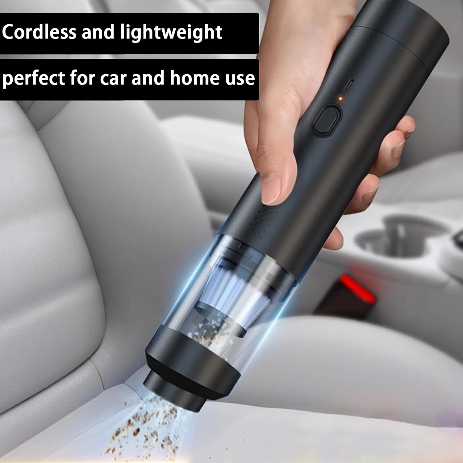 جاروبرقی دستی بی سیم | مکش بی سیم 19000Pa - ابزار دمنده - جاروبرقی 4 در 1 مناسب حیوانات خانگی - برای تمیز کردن موی حیوانات، گرد و غبار، فرش، کف، ماشین، اداره و کامیون