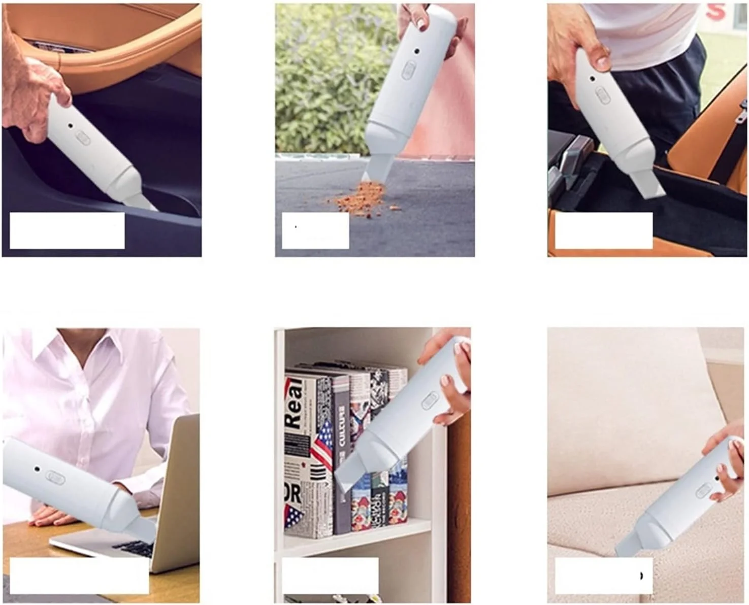 جاروبرقی دستی WMGSDWB برای منزل، جاروبرقی قابل حمل با مکش قوی، مناسب تمیز کردن خودرو، کوچک، مینی، بی سیم، قابل شارژ با USB