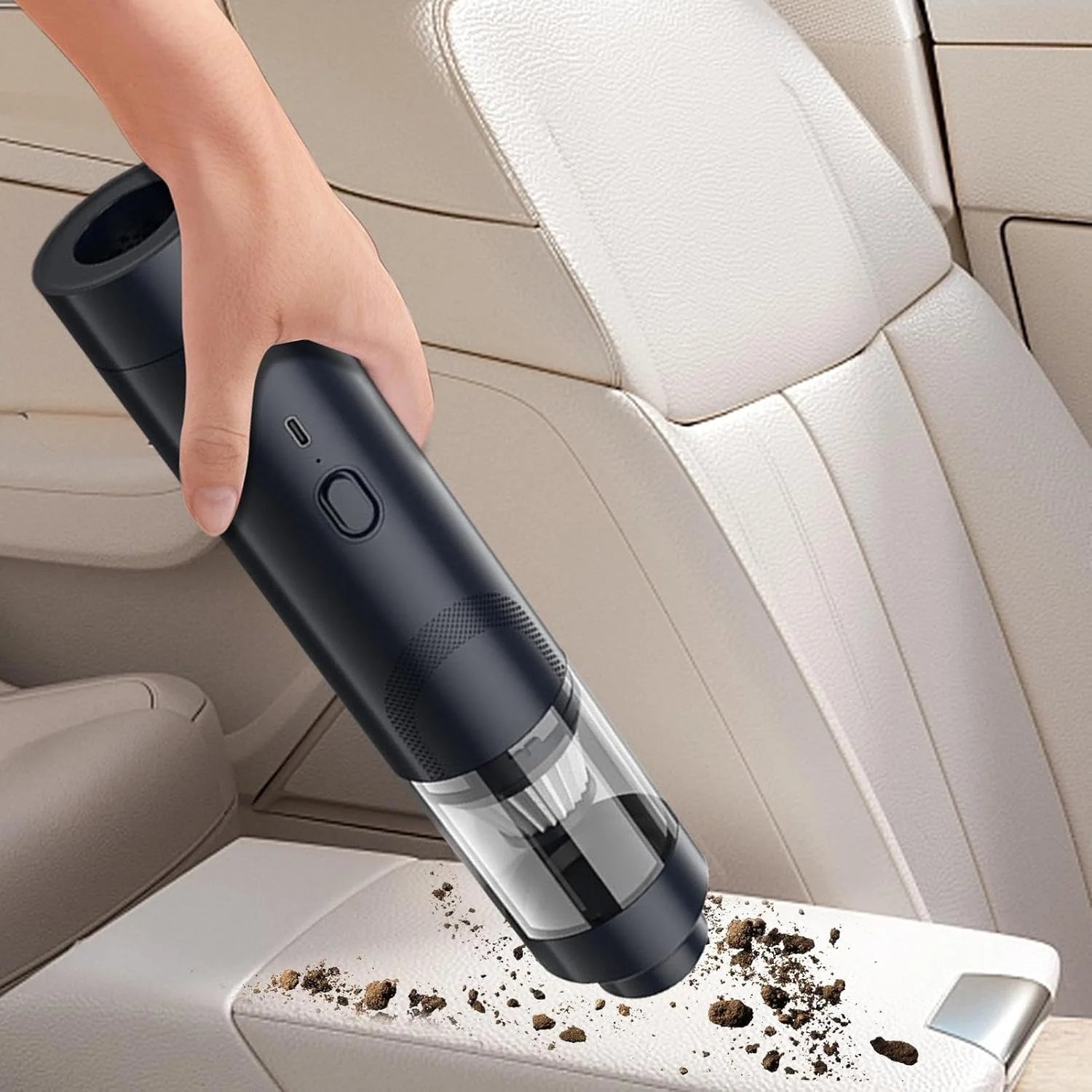 جاروبرقی دستی بی سیم، جاروبرقی خودرو - گردگیر بادی اتوماتیک برای صندلی خودرو، کیبورد، مبلمان، فرش، موی حیوانات خانگی