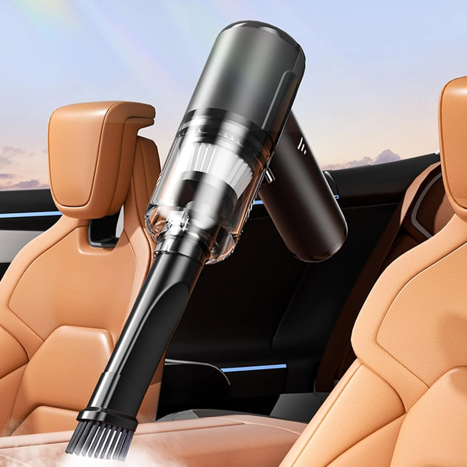 جاروبرقی خودرویی 15000PA، جاروبرقی دستی بی سیم با مکش قوی و قابل شارژ برای خودرو