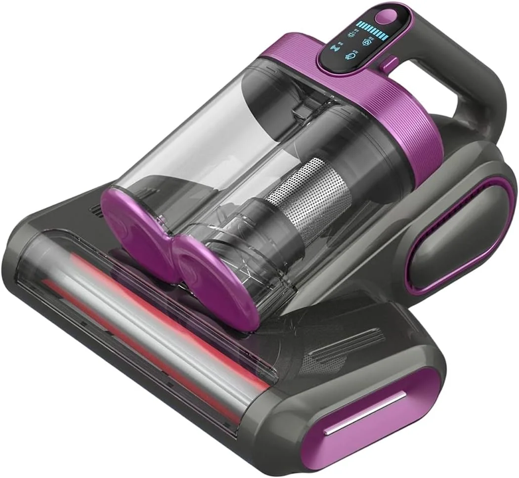 جاروبرقی دستی بهداشتی کننده با قدرت مکش 13000Pa، دستگاه حذف آلودگی خانگی، از بین برنده موثر، ایده آل برای زندگی سالم، فرش و مبلمان