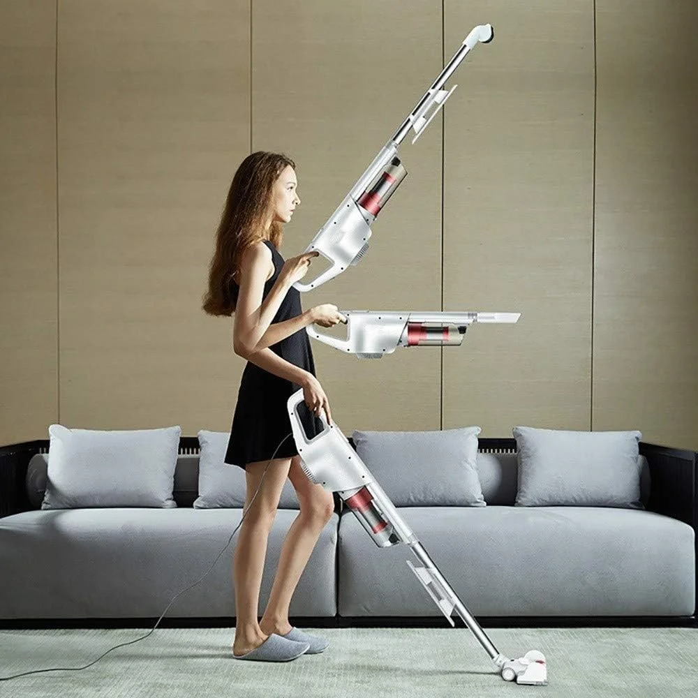 جاروبرقی خانگی دستی، قدرتمند با ظرفیت بالا، کم صدا، جمع کننده گرد و غبار عمودی