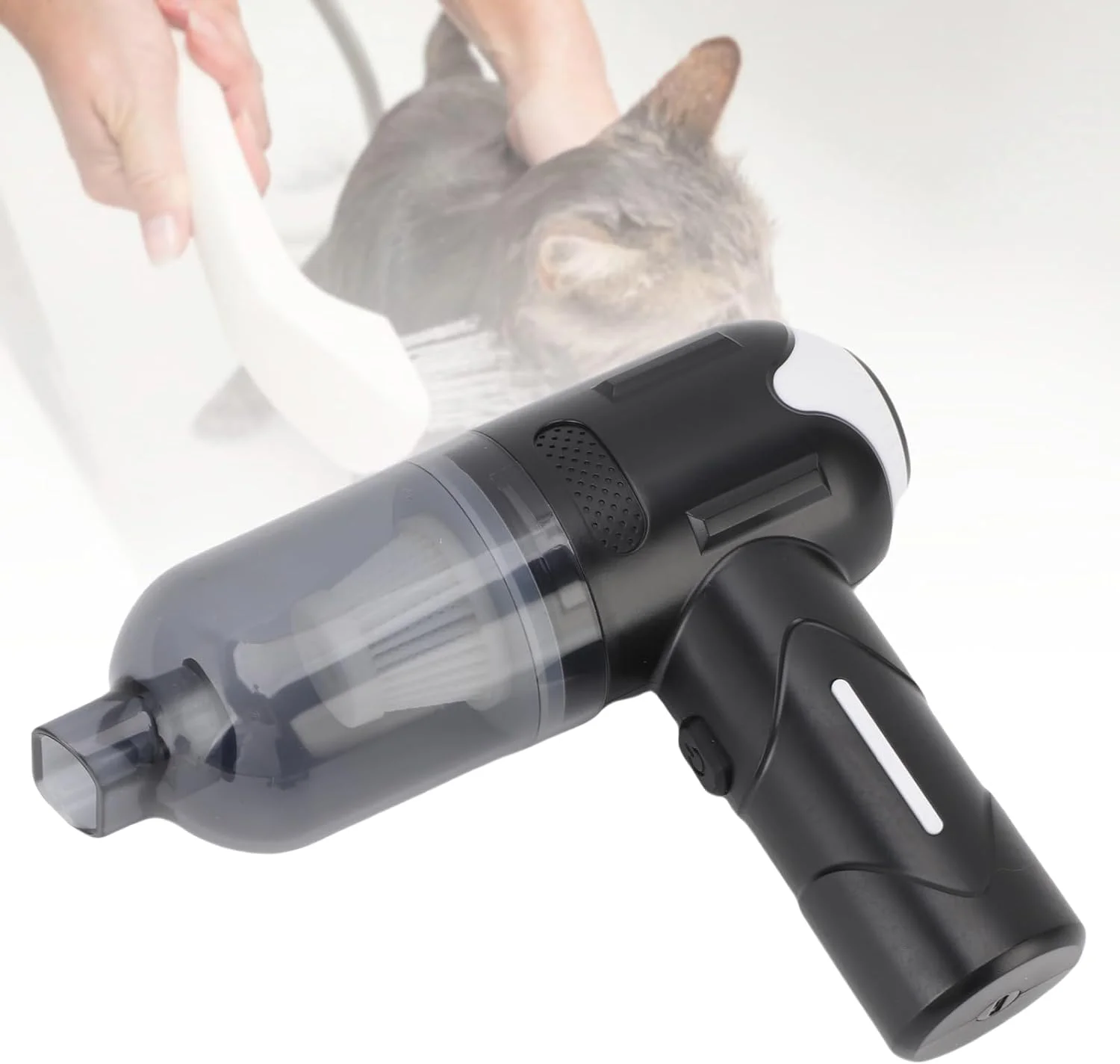 جاروبرقی دستی موی حیوانات خانگی سوراندی، جاروبرقی قابل حمل و شارژی بی‌سیم برای خودرو، مناسب منزل و محل کار