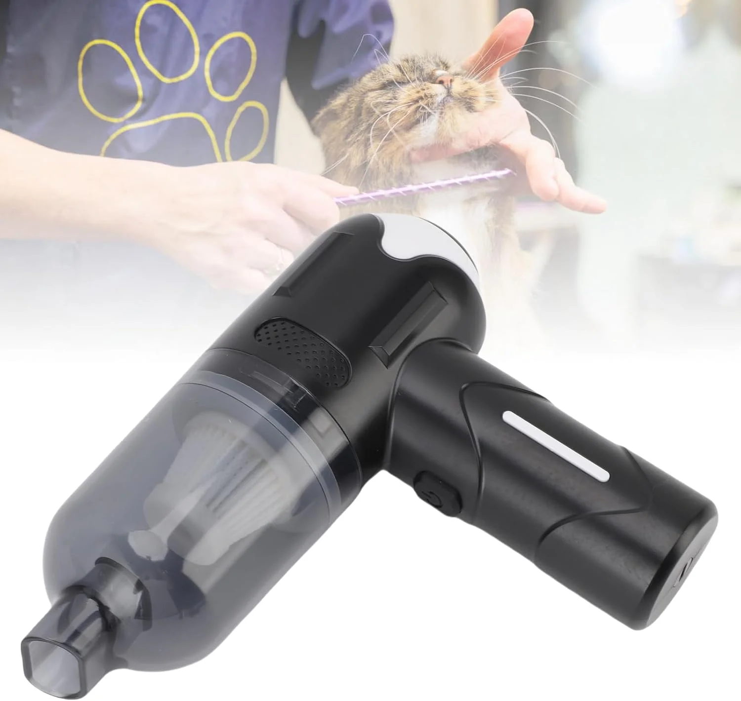 جاروبرقی دستی موی حیوانات خانگی سوراندی، جاروبرقی قابل حمل و شارژی بی‌سیم برای خودرو، مناسب منزل و محل کار