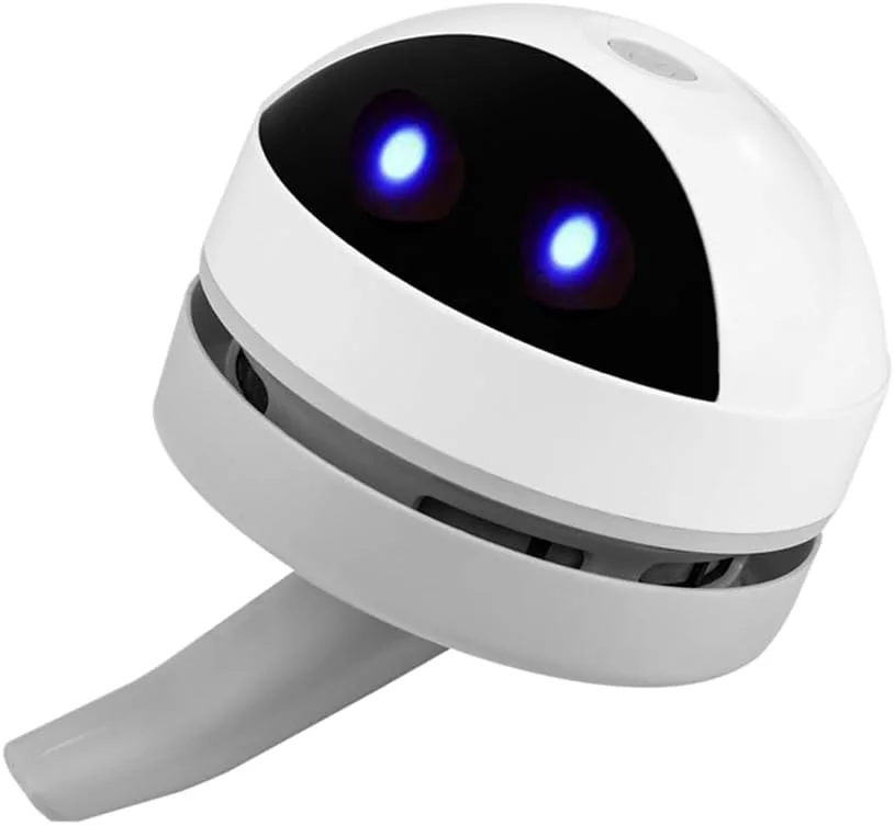 جاروبرقی اییکم، جاروبرقی رومیزی کوچک قابل حمل، جاروبرقی کارتونی بامزه بدون سیم، جاروبرقی گرد و غبار رومیزی، باتری قابل شارژ USB برای تمیز کردن گرد و غبار، خرده ریزها و موها