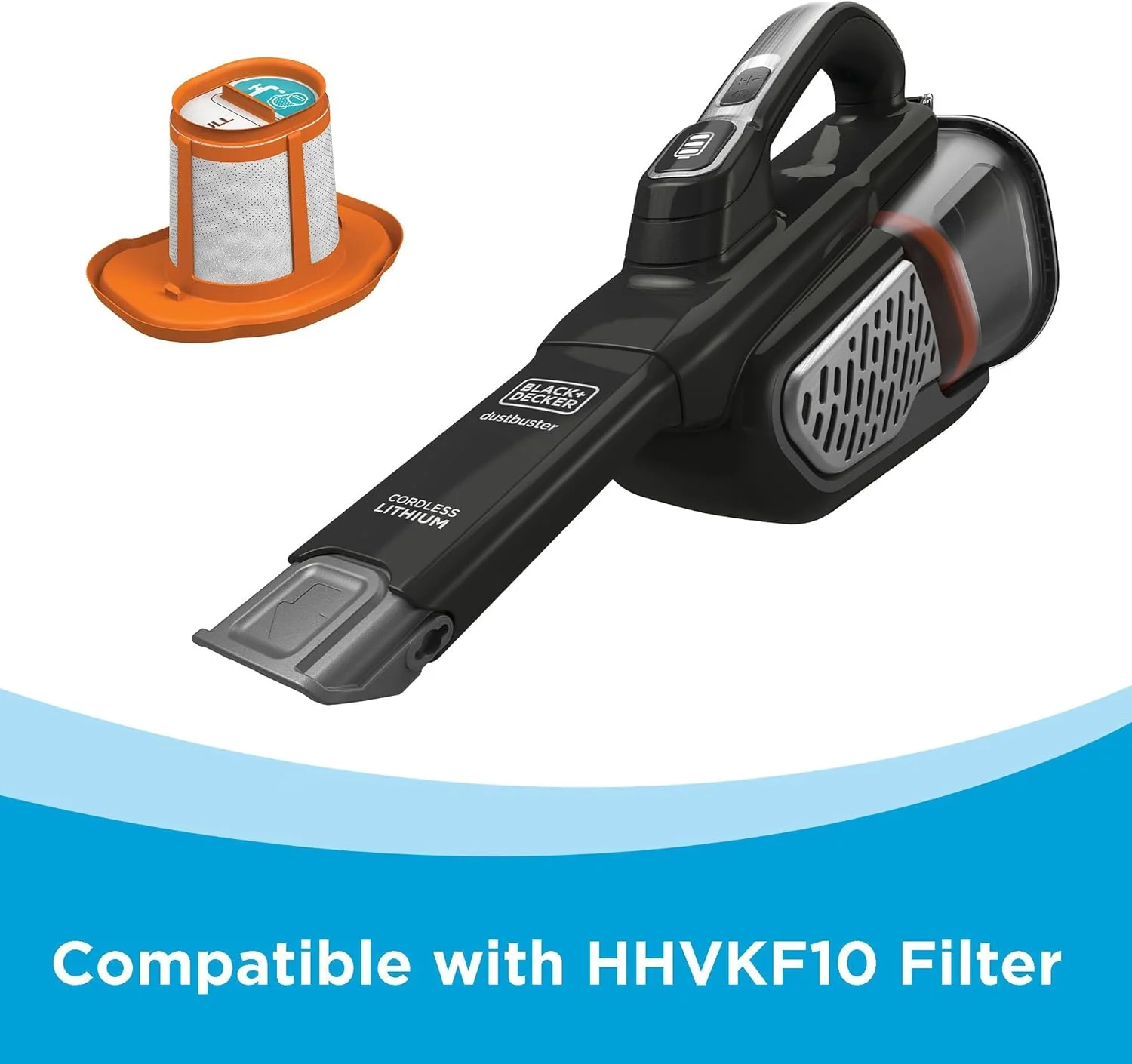 جاروبرقی دستی بلک اند دکر داست باستر، بی سیم، AdvancedClean+، مشکی (HHVK515J00FF)