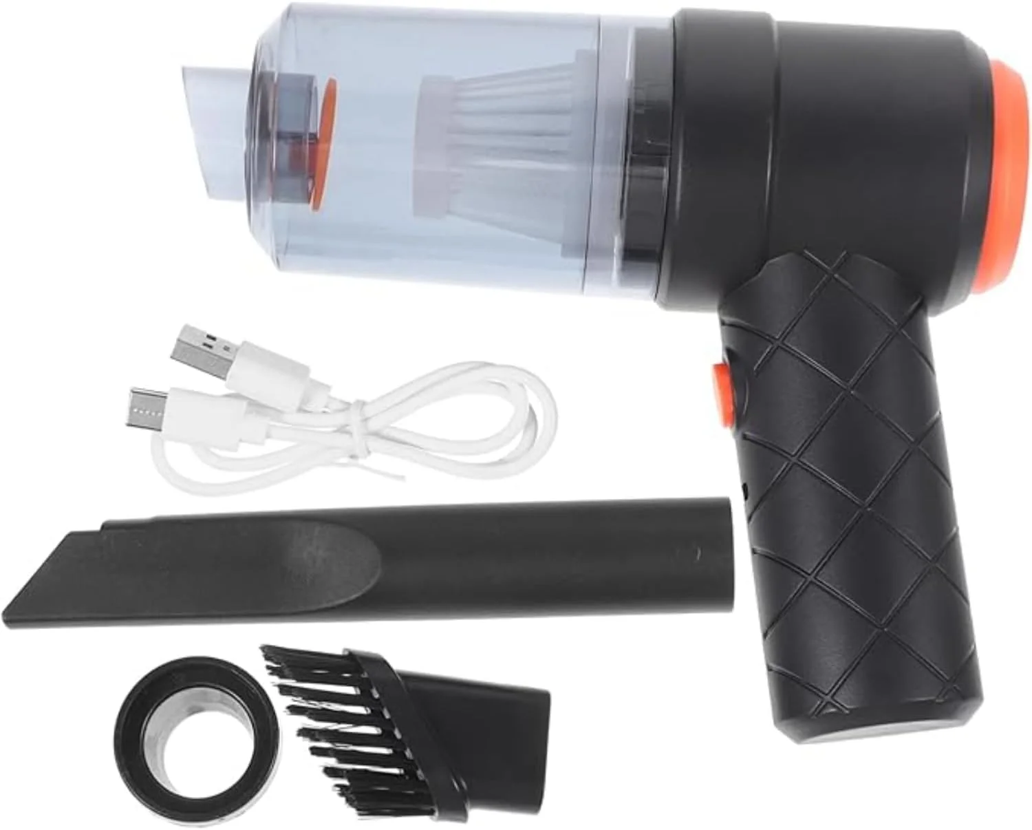 جاروبرقی دستی خودرو - مکش قوی 65000Pa، جاروبرقی مینی بی سیم 2 در 1 برای خودرو و خانه - گردگیر قابل حمل و تمیز کننده صفحه کلید، بی سیم و قابل شارژ برای تمیز کردن روزانه جاروبرقی دستی خودرو - مکش قوی 65000Pa، جاروبرقی مینی بی سیم 2 در 1 برای خودرو و خانه - گردگیر قابل حمل و تمیز کننده صفحه کلید، بی سیم و قابل شارژ برای تمیز کردن روزانه