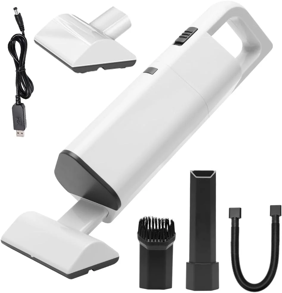 جاروبرقی دستی، 9000 پاسکال، جاروبرقی دستی بی سیم خودرو با فیلتر HEPA قابل شستشو، مینی کوچک قابل شارژ برای موی حیوانات خانگی، دفتر، خانه جاروبرقی دستی، 9000 پاسکال، جاروبرقی دستی بی سیم خودرو با فیلتر HEPA قابل شستشو، مینی کوچک قابل شارژ برای موی حیوانات خانگی، دفتر، خانه