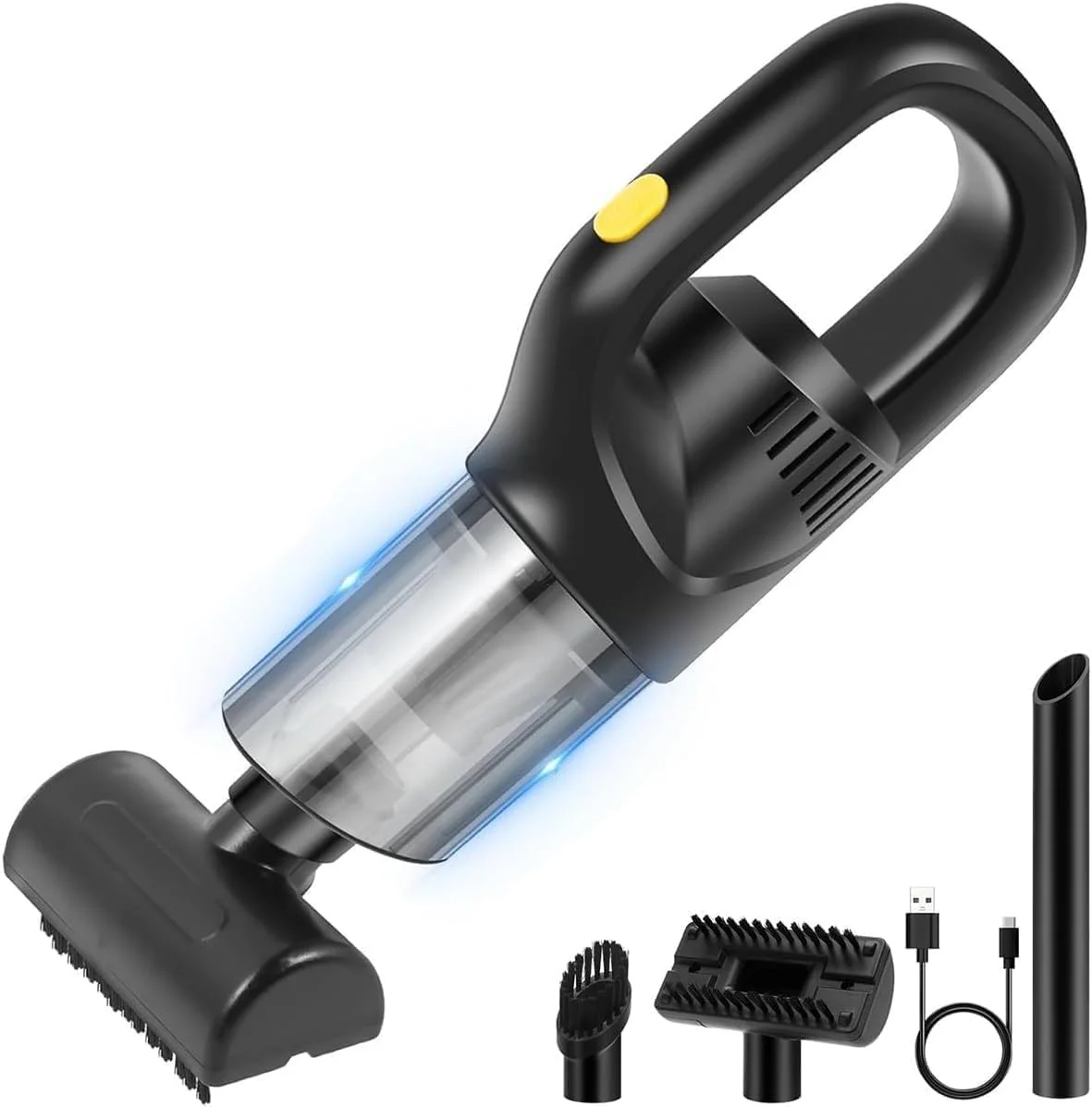 جاروبرقی دستی شارژی، جاروبرقی دستی خودرو، مکش قوی قابل حمل با 3 سری مکش