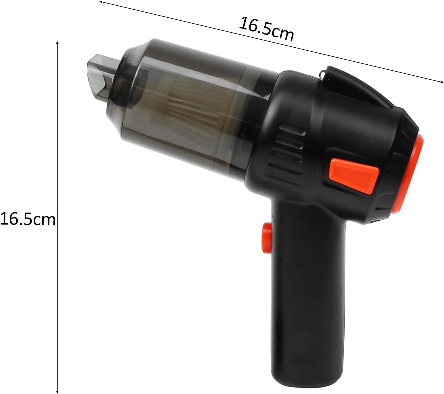 جاروبرقی دستی 3 در 1 بی سیم برای تمیز کردن خانه و ماشین، قابل حمل با مکش قدرتمند و چراغ LED