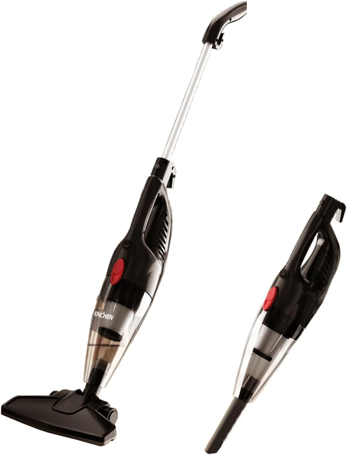 جاروبرقی دستی 2 در 1 اِنچن با سیم 5 متری، سبک وزن، قدرتمند 650 وات، مکش 14000 پاسکال، ظرفیت بزرگ 1.2 لیتری، سیستم فیلتراسیون مرکزی عالی برای خودرو، خانه و آشپزخانه