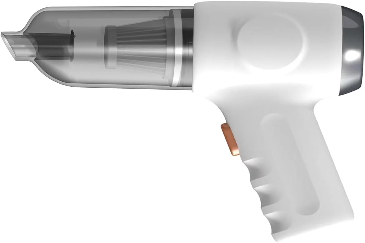 جاروبرقی دستی چند منظوره 3 در 1 با قدرت مکش 12000PA، موتور بدون برس بزرگ، بی سیم، قابل حمل برای جاروبرقی، دمیدن و باد کردن برای ماشین، خانه، حلقه شنا و هوا