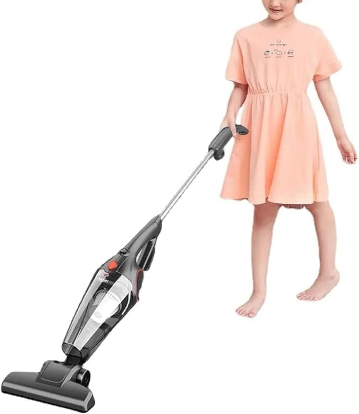 جاروبرقی دستی برای تخت، فرش و مبل - جاروبرقی سیمی با مکش عمیق با سیم 3.5 متری، سبک و ارگونومیک، ابزار تمیز کننده خانگی با قدرت بالا