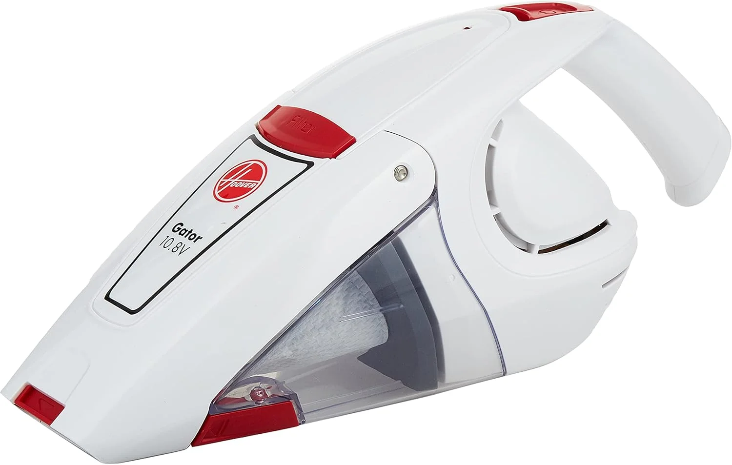جاروبرقی دستی شارژی قابل حمل هوور، جاروبرقی کوچک 10.8 ولتی با مکش قوی برای استفاده در ماشین/خانه/آشپزخانه/مبل/موهای حیوانات خانگی و دفتر کار، سفید - HQ86-GA-B-ME