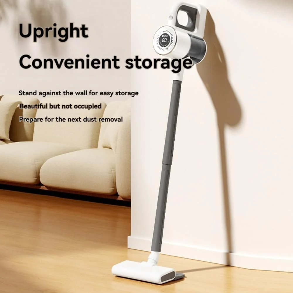 جاروبرقی بی سیم دستی خانگی، قدرت مکش بالا، تمیز کردن عمیق فرش، زدودن کنه، چند منظوره، جارو و طی کشی یکپارچه