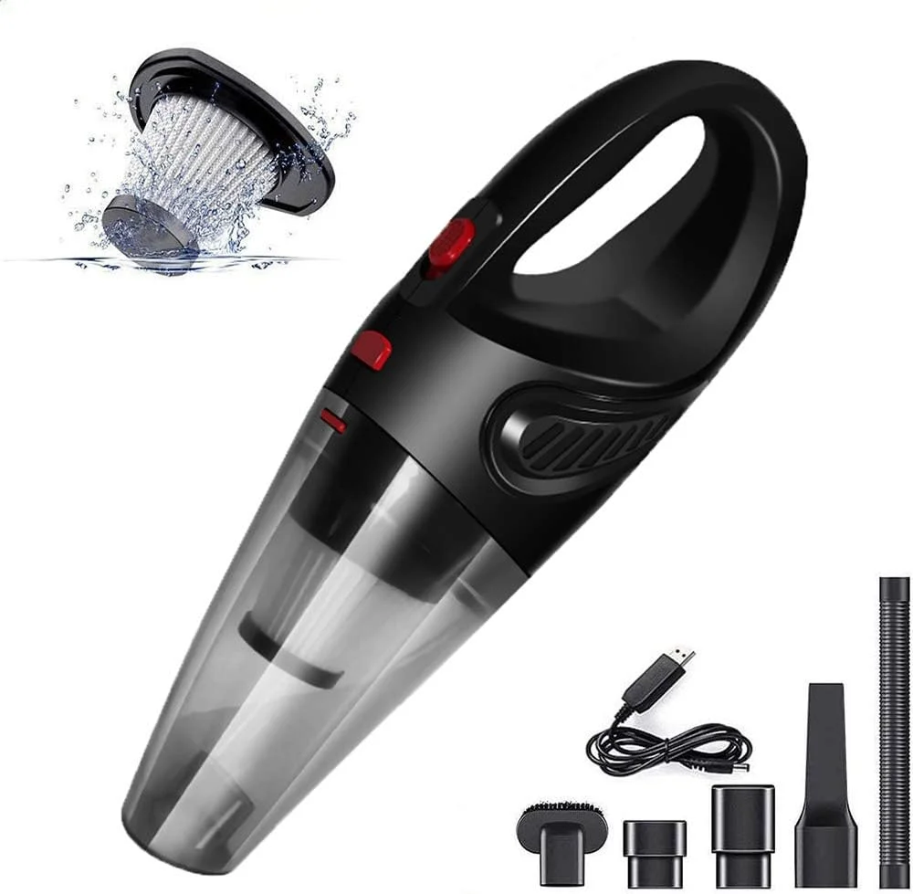 جاروبرقی بی سیم خودرو/منزل IDEA-TECH (مشکی)