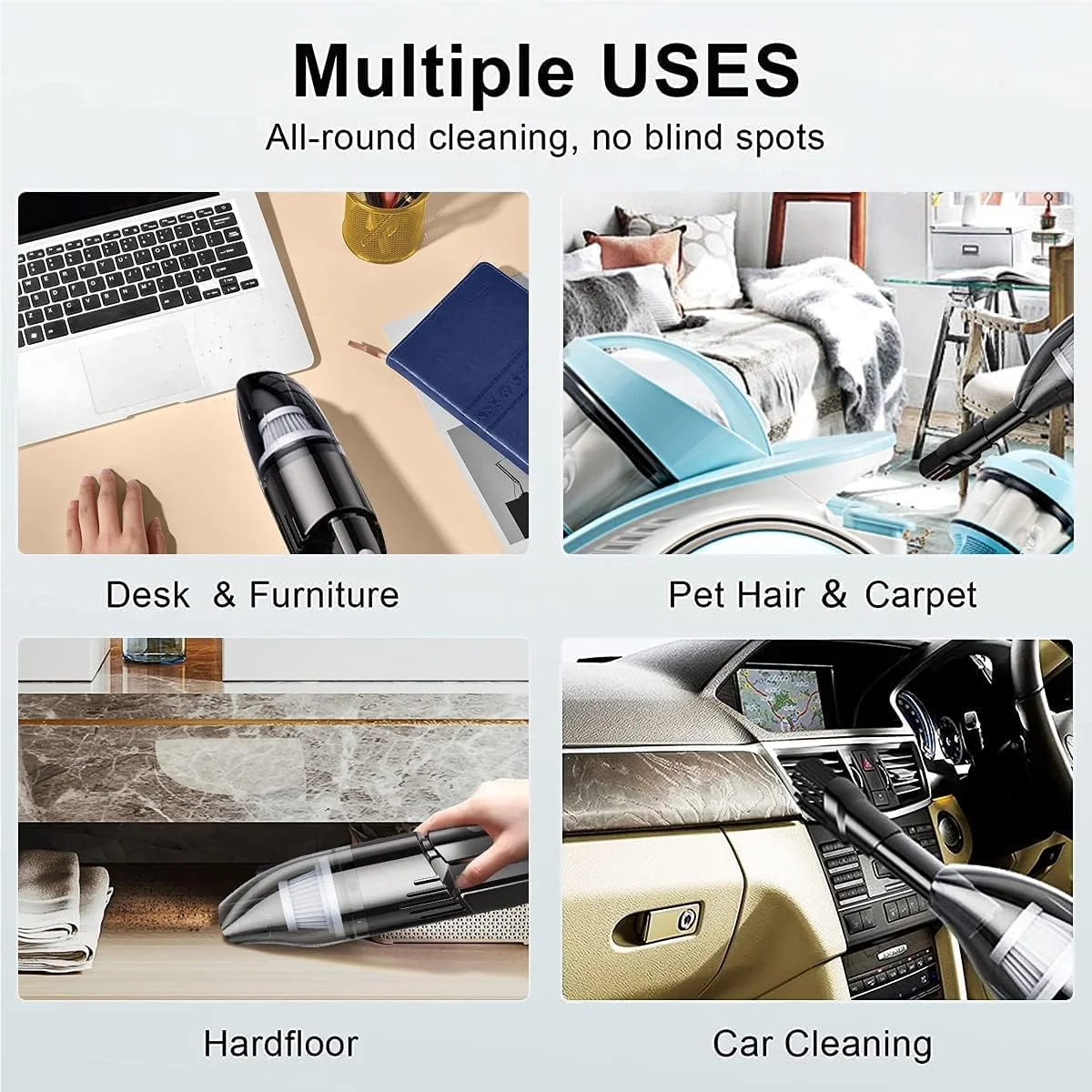 KASTWAVE Handheld Vacuum Cordless Mini Protable Car Vacuum for Quick Cleaning Hand Held vacuuming, Dust Buster Cordless Rechargeable for Car Home and Office