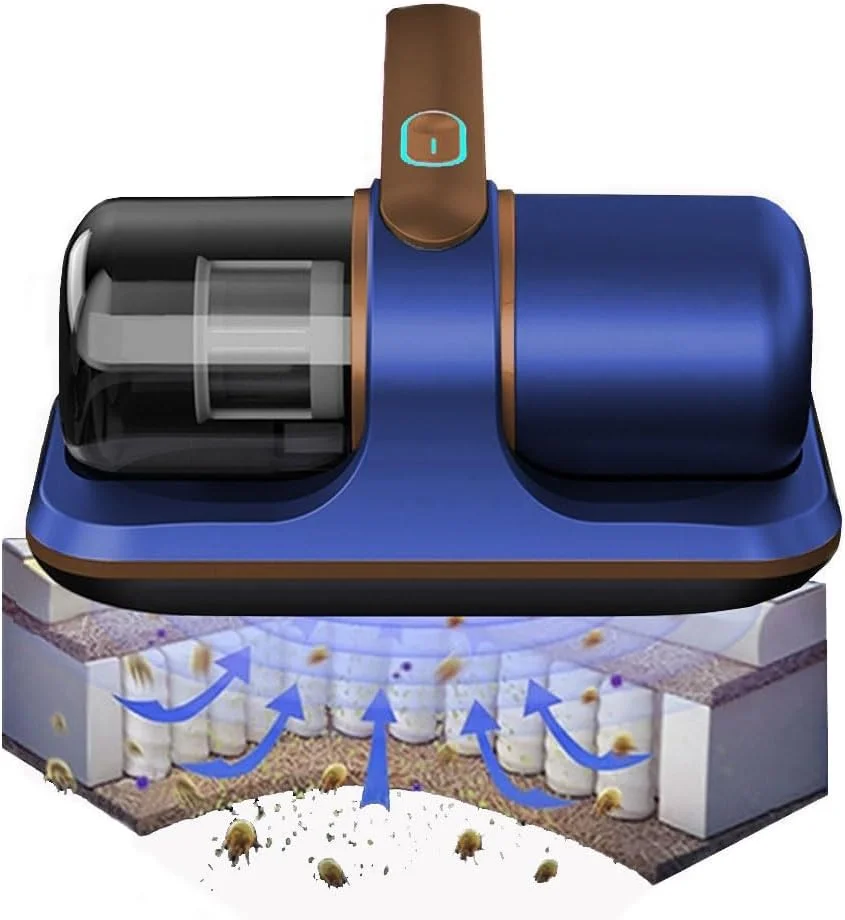 جاروبرقی های KASTWAVE برای مصارف خانگی، جاروبرقی تشک دستی، جاروبرقی تخت خواب دستی بی سیم با فیلتر هپا، تمیز کردن موثر ملحفه، بالش و مبل