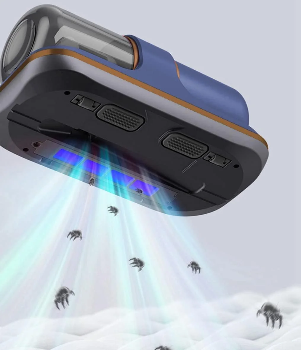 جاروبرقی های KASTWAVE برای مصارف خانگی، جاروبرقی تشک دستی، جاروبرقی تخت خواب دستی بی سیم با فیلتر هپا، تمیز کردن موثر ملحفه، بالش و مبل