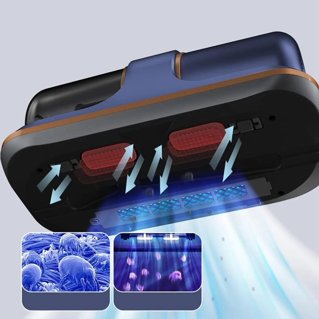 جاروبرقی های KASTWAVE برای مصارف خانگی، جاروبرقی تشک دستی، جاروبرقی تخت خواب دستی بی سیم با فیلتر هپا، تمیز کردن موثر ملحفه، بالش و مبل