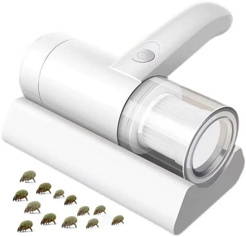 دستگاه ضد کنه UV دستی، مکش فوق العاده 10Kpa، جاروبرقی قابل حمل برای از بین بردن کنه های گرد و غبار برای تشک تخت خواب مبل منزل