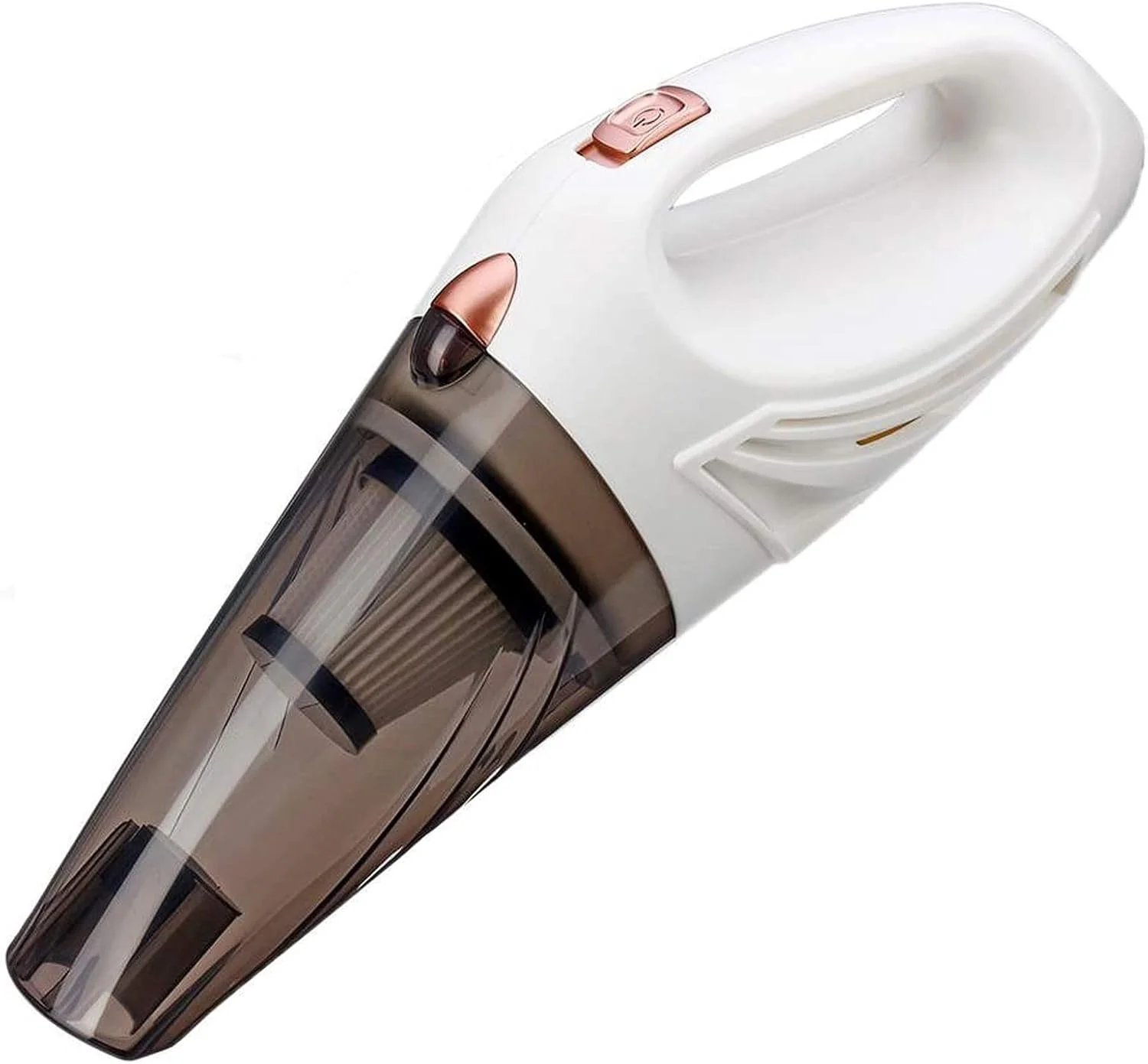 جاروبرقی خودرو و منزل لویوییئو، جاروبرقی دستی قابل حمل خشک/مرطوب، گردگیر قدرتمند مناسب داخل خودرو و منزل (سفید)