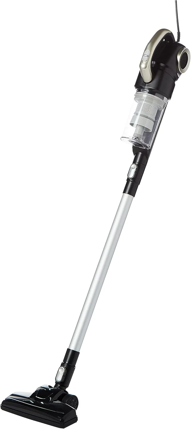 جاروبرقی عصایی سبک وزن 2 در 1 سیم دار مدیا، 450 وات قدرتمند با مخزن گرد و غبار شفاف 0.4 لیتری، تمیز کردن چند سطحی دستی و میله ای، سیم 5 متری، قدرت مکش بالا، بهترین برای خانه، 20S