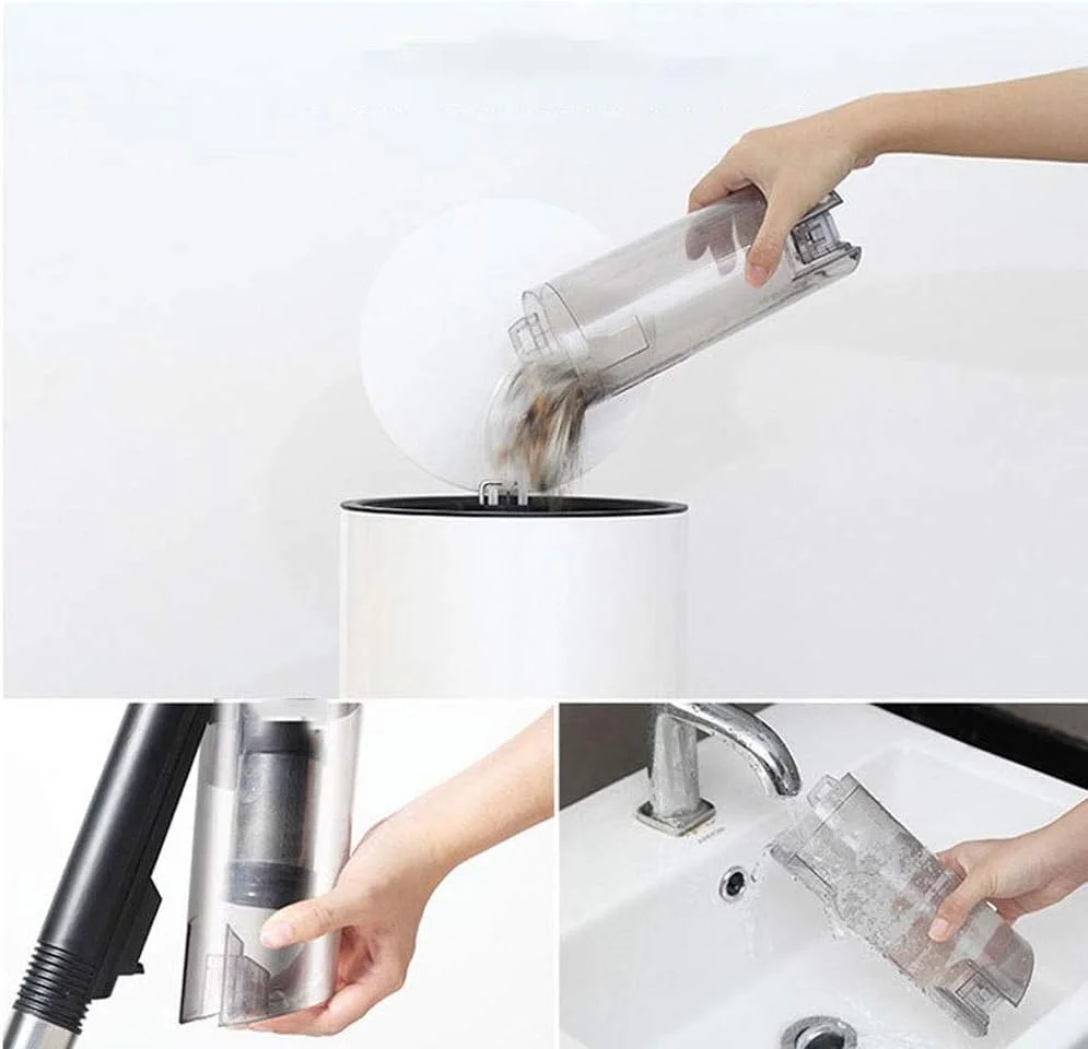 جاروبرقی دستی برای منزل، جاروبرقی با مخزن گرد و غبار بزرگ، ایده آل برای فرش و کف سخت، سبک وزن، قدرت مکش قوی، برس های برقی