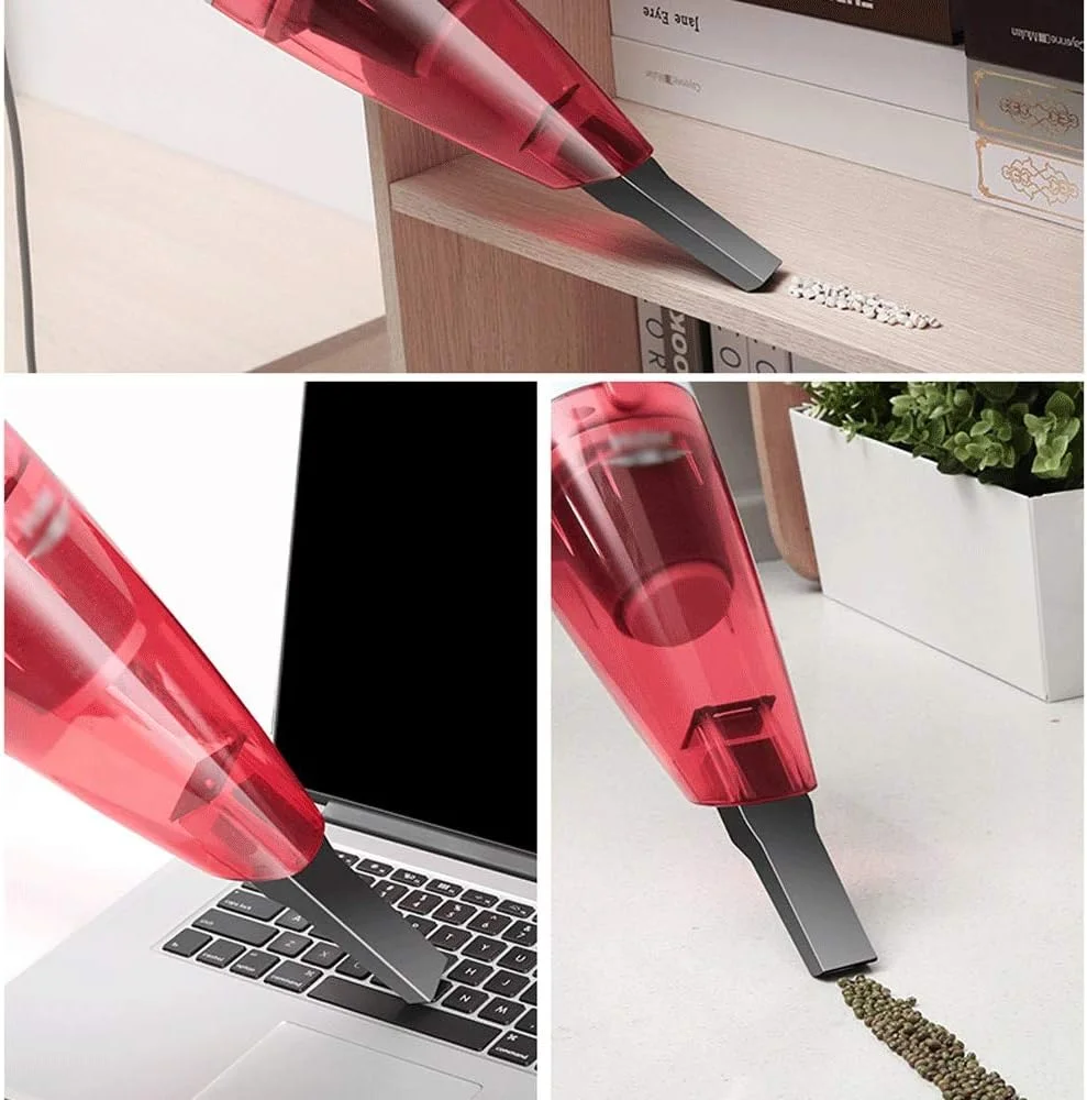 جاروبرقی دستی برای منزل، مناسب برای کف چوبی، فرش و موی حیوانات خانگی، مکش سایکلونی قدرتمند، جاروبرقی دستی کوچک مرطوب و خشک، قابل حمل و سبک