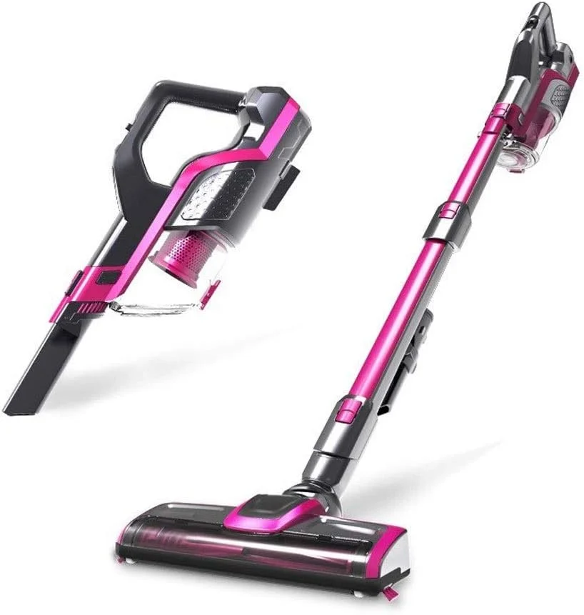 جاروبرقی دستی Nyyldr برای منزل، مناسب سطوح سخت، فرش، سبک وزن، قدرت مکش بالا، برس های برقی، جاروبرقی عصایی بی سیم