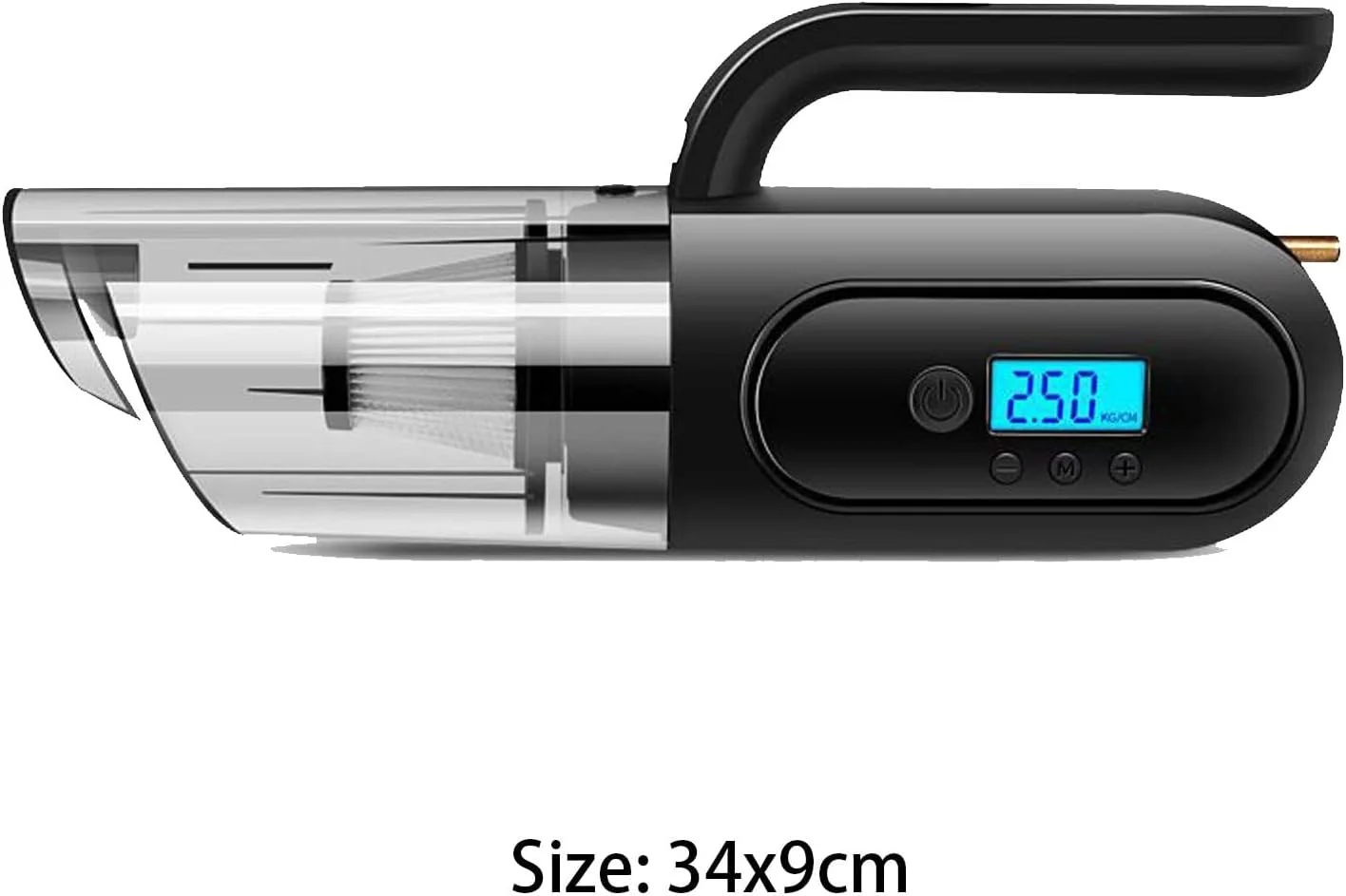 جاروبرقی دستی 4 در 1 با چراغ LED، جاروبرقی قدرتمند با قابلیت استفاده خشک و مرطوب برای خودرو، منزل و کامپیوتر