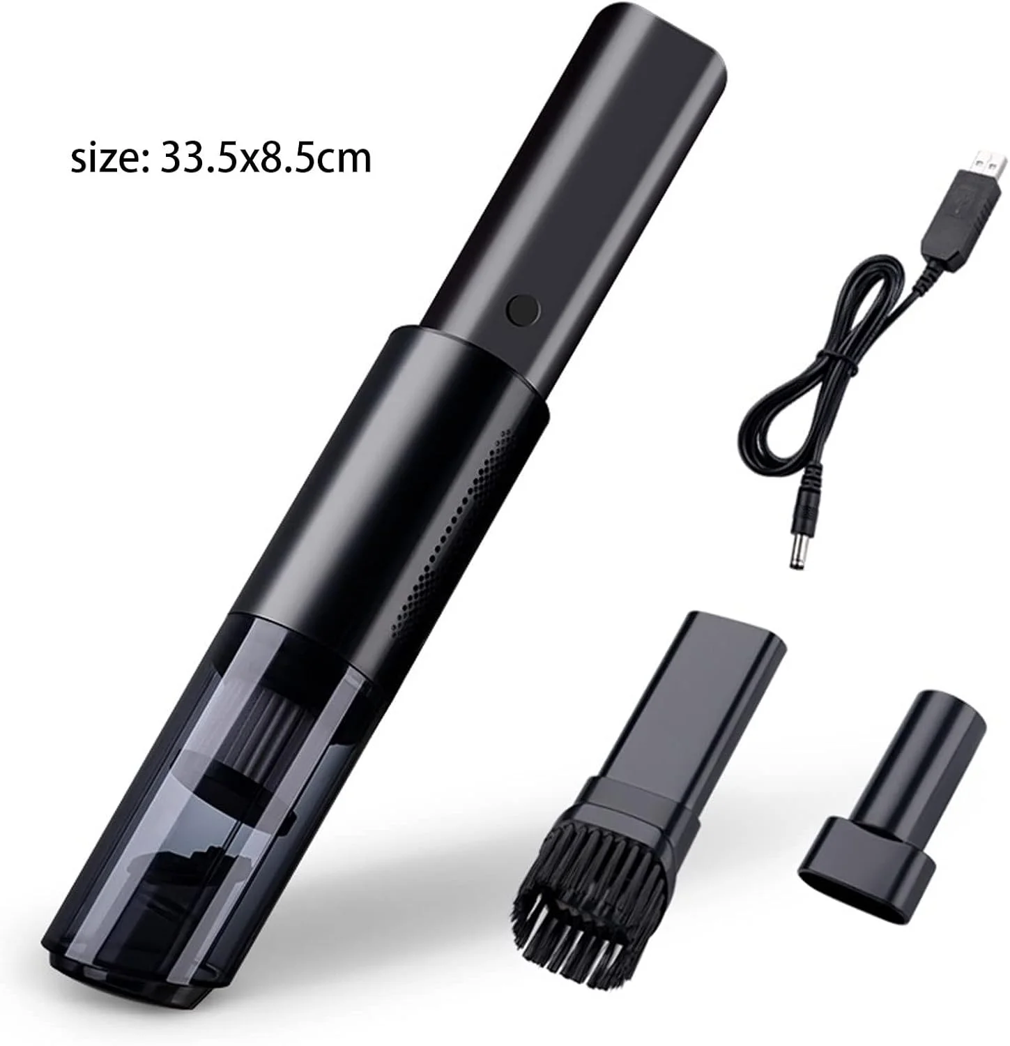 جاروبرقی های خانگی جاروبرقی بی سیم برای خانه جاروبرقی دستی مینی قابل حمل خشک و مرطوب مکش فوق العاده دوگانه (سفید)