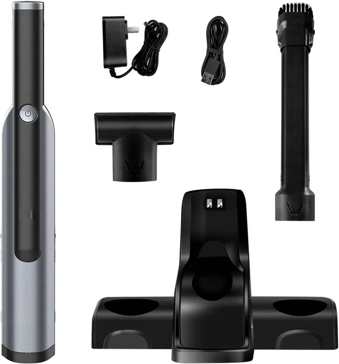 جاروبرقی دستی کوچک Nyyldr برای خانه، ماشین، مبل و تخت خواب، قابل حمل با باتری قابل شارژ