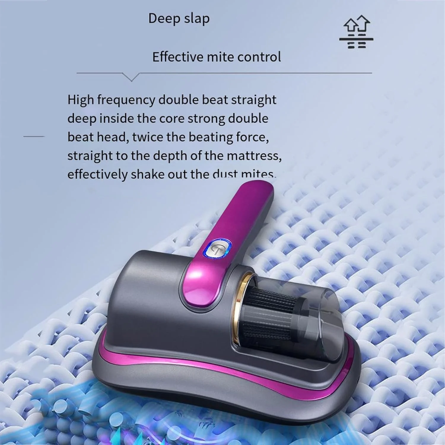 دستگاه حذف کنه برقی UV برای تشک تخت، مبل، بالش، ابزار حذف کنه، جاروبرقی کوچک ضد آب، از بین برنده پرز، B