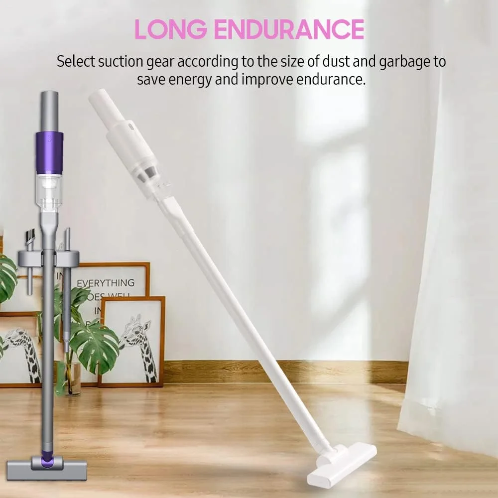 جاروبرقی شارژی پپیسکی با قدرت مکش ۱۳ کیلوپاسکال، موتور براشلس ۱۱۰ واتی، جاروبرقی عصایی قابل جدا شدن و دستی برای ماشین، کف، فرش و موی حیوانات خانگی