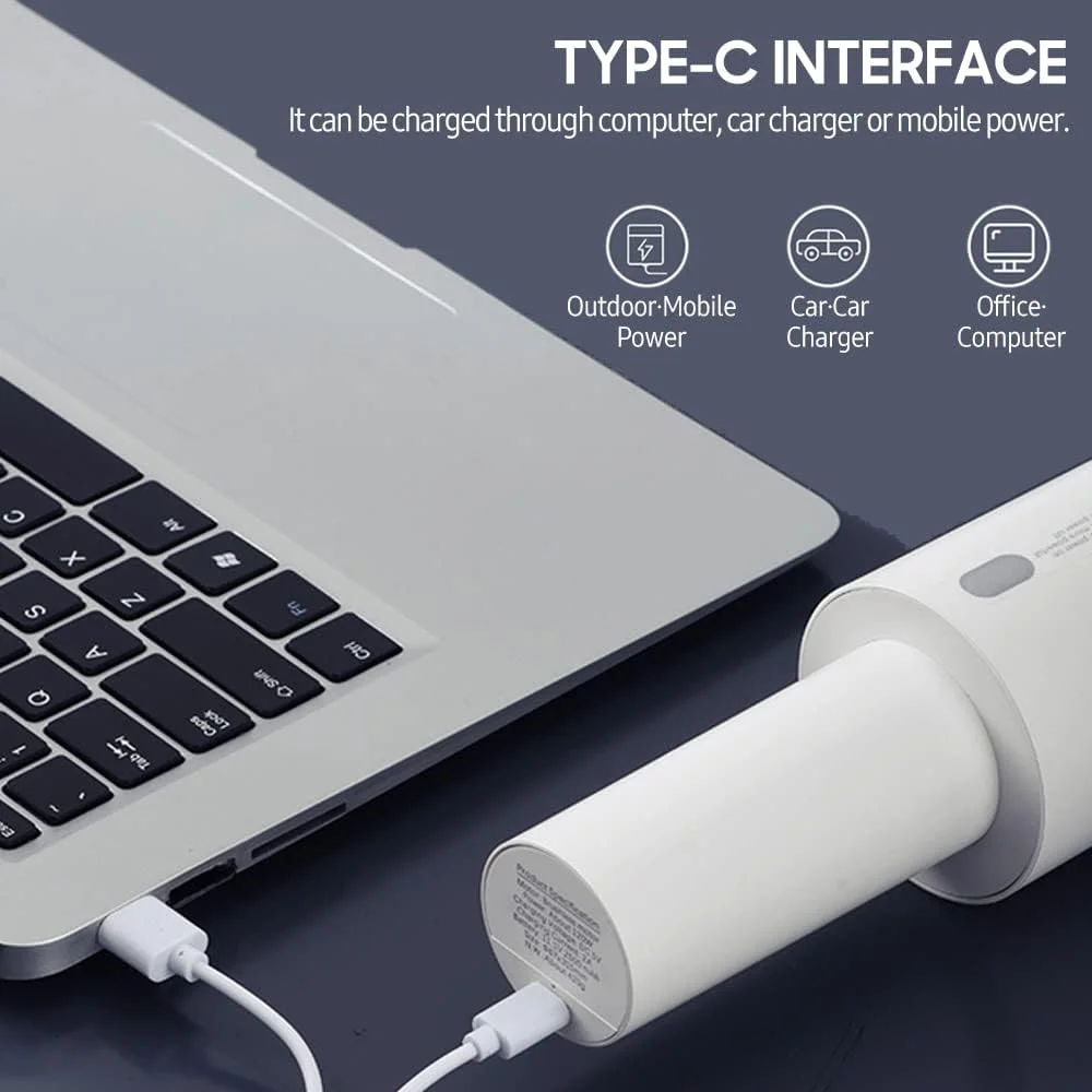 جاروبرقی شارژی پپیسکی با قدرت مکش ۱۳ کیلوپاسکال، موتور براشلس ۱۱۰ واتی، جاروبرقی عصایی قابل جدا شدن و دستی برای ماشین، کف، فرش و موی حیوانات خانگی