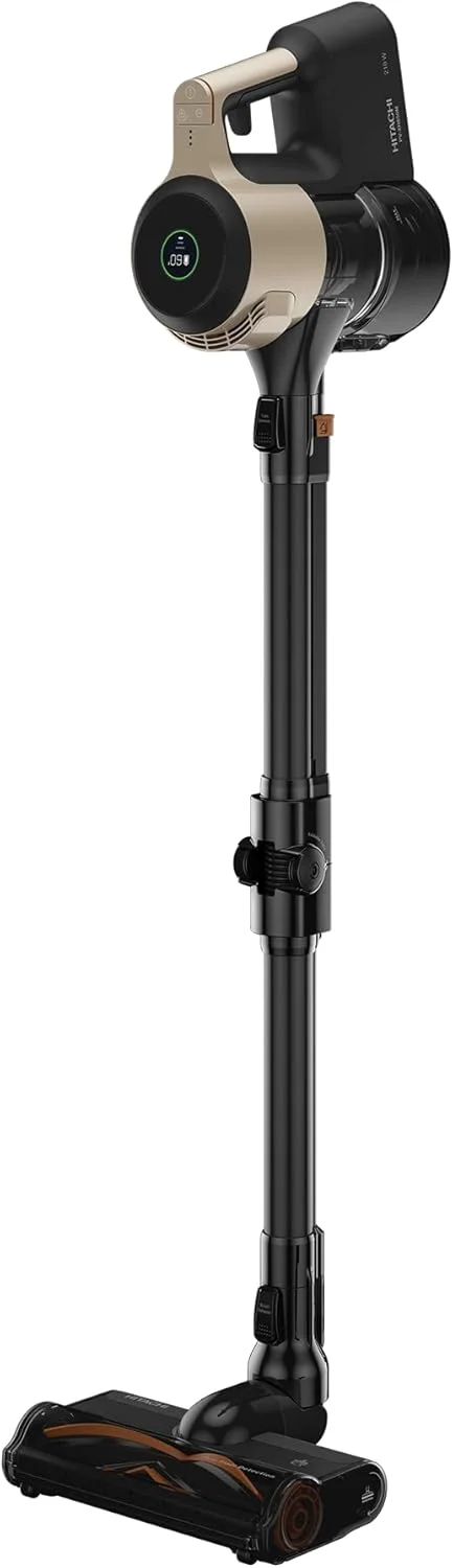 جاروبرقی شارژی قدرتمند هیتاچی، جاروبرقی عصایی و دستی 2 در 1 با باتری لیتیوم یونی 28.8 ولت، مکش قوی 210 وات، 60 دقیقه زمان کارکرد با تشخیص خودکار سطح، نمایشگر دیجیتال، PVXH850M