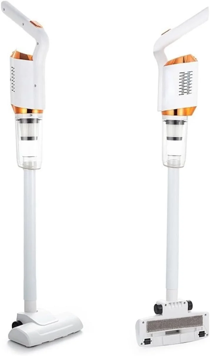 جاروبرقی کوچک خانگی قابل حمل 3 در 1، سفید، فیلتر HEPA، جاروبرقی دستی سبک وزن برای تمیز کردن خانه، دفتر، ماشین