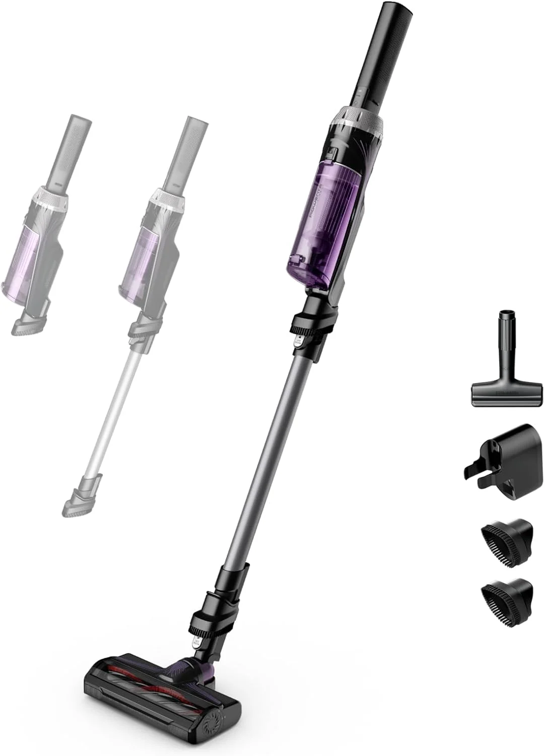 جاروبرقی عصایی شارژی روونتا مدل RH1128 X-Nano | نوع باتری لیتیوم یونی | فوق سبک | جاروبرقی 2 در 1 عصایی و جاروبرقی دستی | تا 40 دقیقه زمان کارکرد | شامل لوازم جانبی |