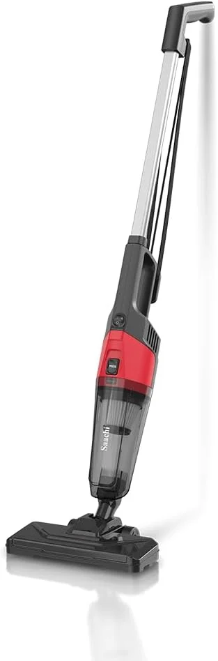 جاروبرقی عصایی و دستی 2 در 1 ساچی با فیلتر HEPA، برس چرخشی، مخزن گرد و غبار 0.6 لیتری و لوازم جانبی مدل NL-VC-1109-BK