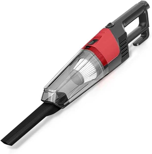 جاروبرقی عصایی و دستی 2 در 1 ساچی با فیلتر HEPA، برس چرخشی، مخزن گرد و غبار 0.6 لیتری و لوازم جانبی مدل NL-VC-1109-BK