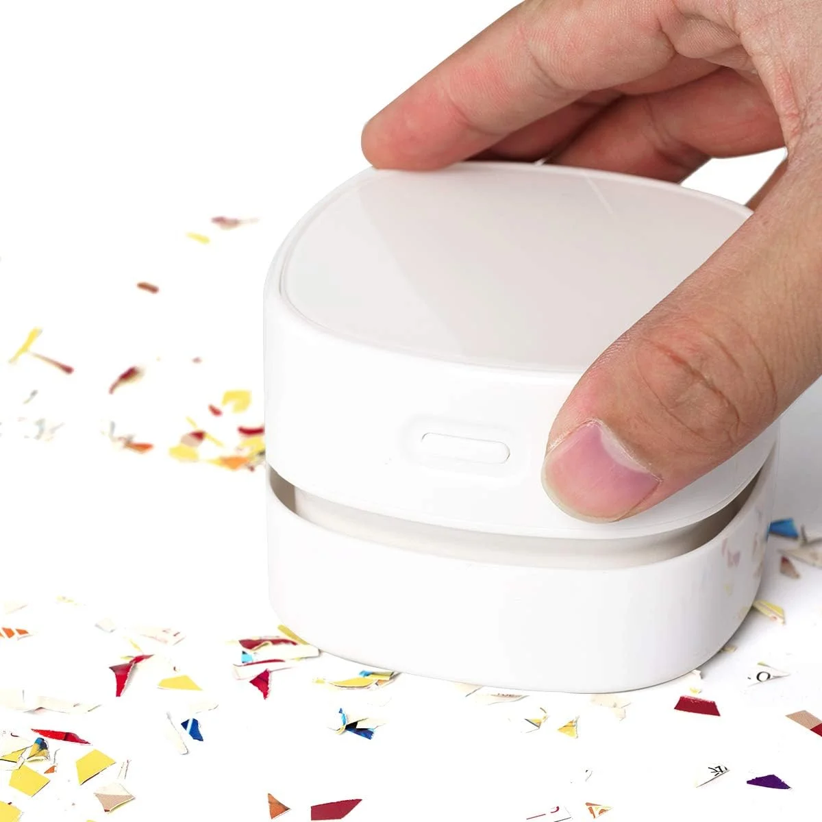 جاروبرقی کوچک و قابل حمل رومیزی، تمیز کننده گرد و غبار بی سیم، قابل شارژ برای لپ تاپ، صفحه کلید کامپیوتر، برس های تمیز کننده اداری، ماشین، خانه و حیوانات خانگی