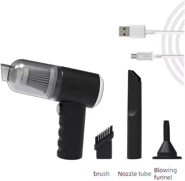 جاروبرقی دستی خودرو SS SHAKIL، مکش قدرتمند 120 وات، جاروبرقی کوچک قابل حمل شارژی برای خانه، دفتر و خودرو