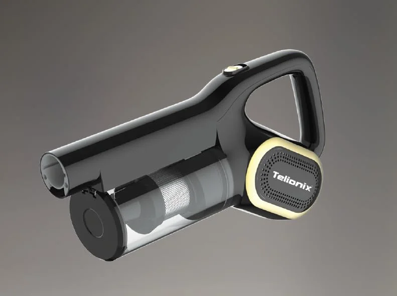 جاروبرقی دستی Telionix، طراحی 2 در 1 مناسب سطوح و دستی، مکش 16KPA، سبک وزن، سیستم سایکلون، فیلتر قابل شستشو، مخزن گرد و غبار 0.8 لیتری، موتور مسی، جاروبرقی قابل حمل